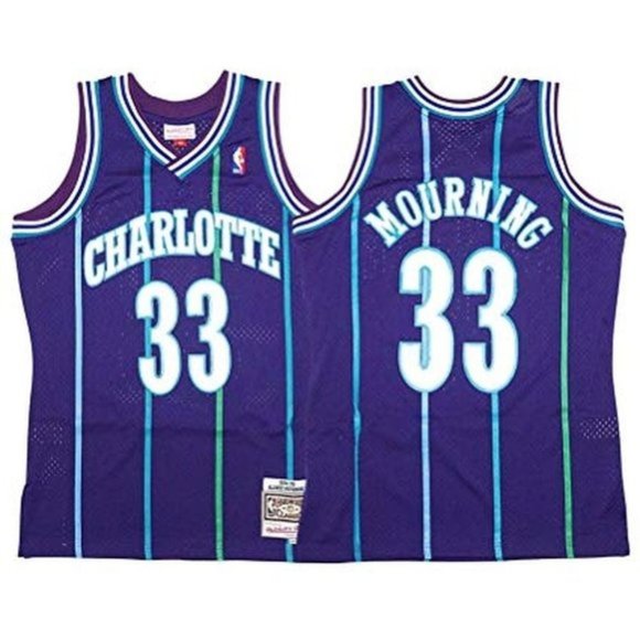 charlotte hornets alonzo mourning jersey